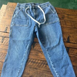 Judy Blue Denim Jogger Jeans Size 16W Stretch Drawstring